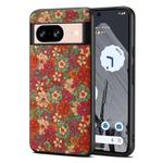 For Google Pixel 8 Four Seasons Flower Language Series TPU Phone Case(Summer Red)