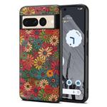For Google Pixel 7 Pro Four Seasons Flower Language Series TPU Phone Case(Spring Green)
