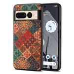 For Google Pixel 7 Pro Four Seasons Flower Language Series TPU Phone Case(Winter Blue)