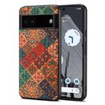 For Google Pixel 6a Four Seasons Flower Language Series TPU Phone Case(Winter Blue)