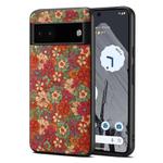 For Google Pixel 6a Four Seasons Flower Language Series TPU Phone Case(Summer Red)