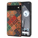 For Google Pixel 6 Pro Four Seasons Flower Language Series TPU Phone Case(Winter Blue)