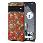 For Google Pixel 6 Pro Four Seasons Flower Language Series TPU Phone Case(Summer Red)