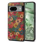 For Google Pixel 8a Four Seasons Flower Language Series TPU Phone Case(Spring Green)
