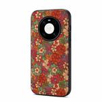 For Huawei Mate 40 Pro Four Seasons Flower Language Series TPU Phone Case(Summer Red)