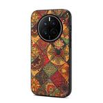 For Huawei Mate 50 Four Seasons Flower Language Series TPU Phone Case(Autumn Yellow)