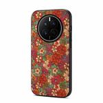 For Huawei Mate 50 Four Seasons Flower Language Series TPU Phone Case(Summer Red)