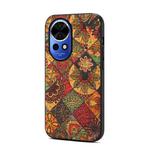 For Huawei nova 12 Four Seasons Flower Language Series TPU Phone Case(Autumn Yellow)