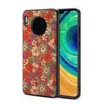 For Huawei Mate 30 / 30 Pro Four Seasons Flower Language Series TPU Phone Case(Summer Red)
