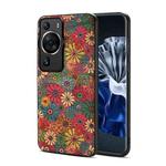 For Huawei P60 / P60 Pro Four Seasons Flower Language Series TPU Phone Case(Spring Green)