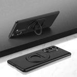 For Huawei Nova 10 Magsafe Hidden Fold Holder Full Coverage Shockproof Phone Case(Black)