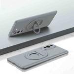 For Huawei Nova 10 Magsafe Hidden Fold Holder Full Coverage Shockproof Phone Case(Grey)