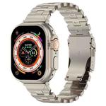 For Apple Watch Ultra 2 49mm Butterfly Type Titanium Steel Watch Band(Titanium)
