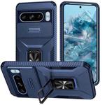 For Google Pixel 8 Pro Sliding Camshield Holder Phone Case(Blue)