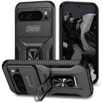 For Google Pixel 9 Pro XL Sliding Camshield Holder Phone Case(Black)