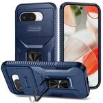 For Google Pixel 9a Sliding Camshield Holder Phone Case(Blue)