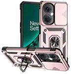 For OnePlus Nord CE3 5G Sliding Camshield Holder Phone Case(Rose Gold)