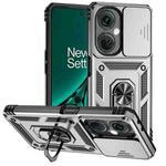 For OnePlus Nord CE3 5G Sliding Camshield Holder Phone Case(Silver)