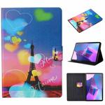 For Lenovo Tab P11 Gen2 /Xiaoxin Pad Plus 2023 Voltage Coloured Drawing Smart Leather Tablet Case(Romantic Tower)