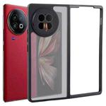 For vivo X Fold2 Matte Black TPU + PC Phone Case