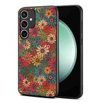 For Samsung Galaxy S23 FE 5G Four Seasons Flower Language Series TPU Phone Case(Spring Green)