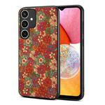 For Samsung Galaxy A14 Four Seasons Flower Language Series TPU Phone Case(Summer Red)