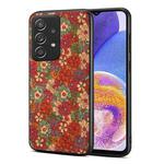 For Samsung Galaxy A23 Four Seasons Flower Language Series TPU Phone Case(Summer Red)