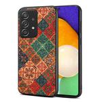 For Samsung Galaxy A52 Four Seasons Flower Language Series TPU Phone Case(Winter Blue)