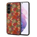 For Samsung Galaxy S21 5G Four Seasons Flower Language Series TPU Phone Case(Summer Red)