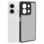 For Xiaomi Redmi Note 13 Fine Pore Matte Black TPU + PC Phone Case