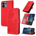 For OPPO K13 5G Datura Flower Embossed Flip Leather Phone Case(Red)