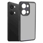 For OnePlus Ace 2V Fine Pore Matte Black TPU + PC Phone Case