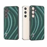 For Samsung Galaxy S24+ 5G ABEEL Galactic Pattern Protective Phone Case(Green)