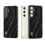 For Samsung Galaxy S24 5G ABEEL Galactic Pattern Protective Phone Case(Black)