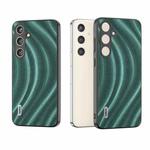 For Samsung Galaxy S24 5G ABEEL Galactic Pattern Protective Phone Case(Green)