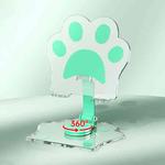 Portable Foldable Cat Claw Acrylic Lazy Holder(Green)