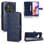 For ZTE Blade A76 5G Honeycomb Dot Texture Leather Phone Case(Blue)