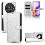 For ZTE Blade A76 5G Honeycomb Dot Texture Leather Phone Case(Silver)
