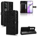 For OnePlus Nord CE4 5G Global Honeycomb Dot Texture Leather Phone Case(Black)
