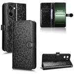 For OnePlus Ace 5 Racing / Nord CE5 Honeycomb Dot Texture Leather Phone Case(Black)