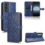 For OnePlus Ace 5 Ultra / Nord 5 Honeycomb Dot Texture Leather Phone Case(Blue)
