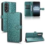 For OnePlus Ace 5 Ultra / Nord 5 Honeycomb Dot Texture Leather Phone Case(Green)