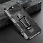 For iPhone 8 Plus & 7 Plus Machine Armor Warrior Shockproof PC + TPU Protective Case(Black)