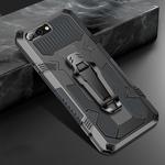 For iPhone 8 Plus & 7 Plus Machine Armor Warrior Shockproof PC + TPU Protective Case(Space Gray)