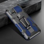 For iPhone 11 Pro Machine Armor Warrior Shockproof PC + TPU Protective Case(Royal Blue)