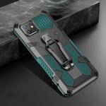 For iPhone 11 Pro Machine Armor Warrior Shockproof PC + TPU Protective Case(Army Green)