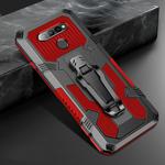 For LG K51 Machine Armor Warrior Shockproof PC + TPU Protective Case(Red)