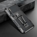 For Xiaomi Mi Note 10 Pro Machine Armor Warrior Shockproof PC + TPU Protective Case(Space Gray)