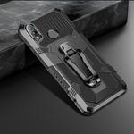 For Xiaomi Redmi Note 7 Machine Armor Warrior Shockproof PC + TPU Protective Case(Black)