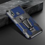 For Xiaomi Redmi Note 7 Machine Armor Warrior Shockproof PC + TPU Protective Case(Royal Blue)